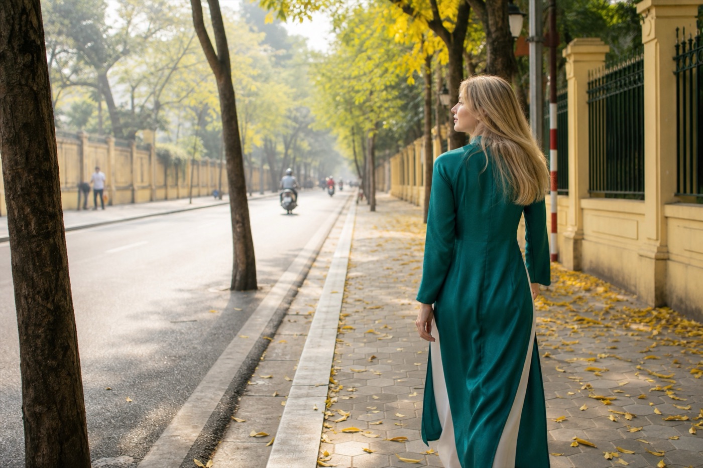 Traveler photographed in Hanoi by Cáo Studio